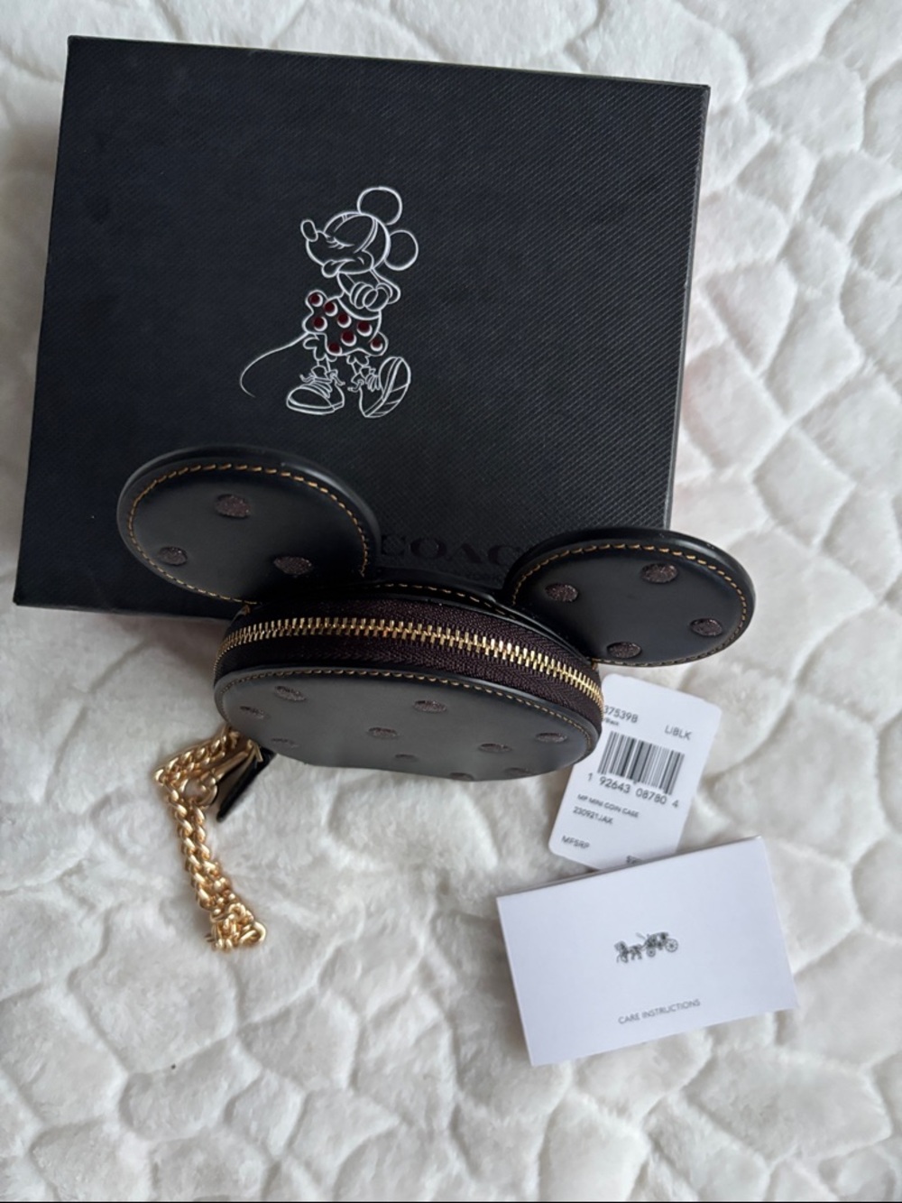 Coach Boxed Minnie Mouse Coin Case 37539B - Picture 5 of 8
